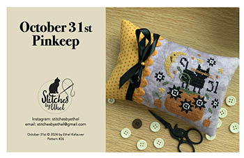 Stitches by Ethel - October 31st Pinkeep  RRP £9.00
