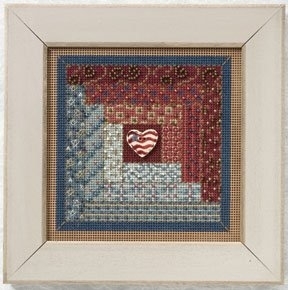 MH14-1203 Log Cabin Quilt by Mill Hill 