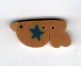 1199.S Small Golden Birdie  by Just Another Button Company 