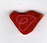 nh1118.S Small Red Heart Wing  by Just Another Button Company 