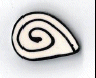  1229.L Large Dog Tail  by Just Another Button Company 