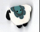  1241 Sheep Flower  by Just Another Button Company 