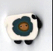  1243 Sheep Flower  by Just Another Button Company 