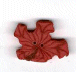 2273.S Small Orange Maple Leaf by Just Another Button Company