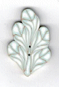 2286.L  Large Frosty Oak Leaf    by Just Another Button Company  