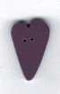 3505.L Large Dark Lilac Heart  : by Just Another Button Company