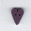3505.S Small Dark Lilac Heart  : by Just Another Button Company