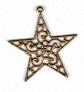 60160 L Large Filigree Star BR