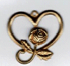95034 Heart & Rose BR