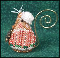 JNLEGMSM Gingerbread  Mrs Santa Mouse by Just Nan
