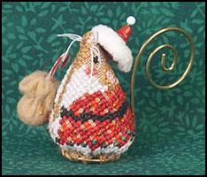 JNLEGSM Gingerbread Santa Mouse  by Just Nan