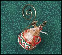 JNLEGRM Gingerbread Reindeer Mouse  by Just Nan