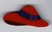 4536.L Red Hat Large by Just Another Button Company