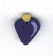 4561.S Small Purple Bauble  by Just Another Button Company