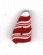 4520.T Tiny Peppermint Icicle   by Just Another Button Company