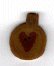 4489 Primitive Gold Ornament by Just Another Button Company