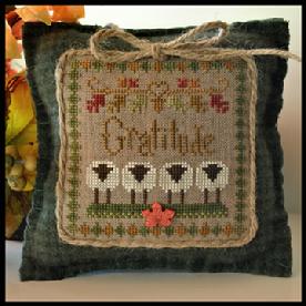 Gratitude - Little Sheep Virtue - No 11 by Little House Needleworks 