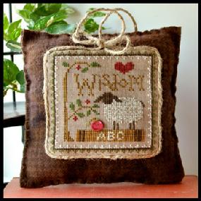 Wisdom - Little Sheep Virtue - No 8 by Little House Needleworks 