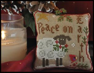 Winter Sheep  - All Dolled Up 2010 by Little House Needleworks 