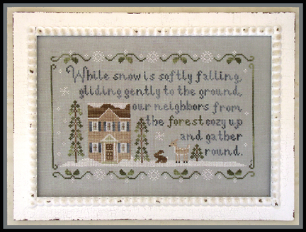 Forest Snowfall by Country Cottage Needlework   