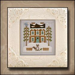 Raccoon Cabin : Frosty Forest by Country Cottage Needleworks 