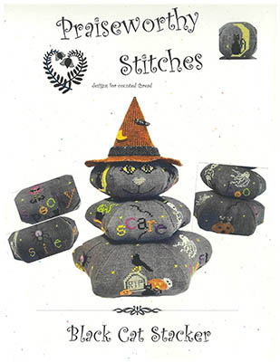 Praiseworthy Stitches - Black Cat Stacker RRP £14.00
