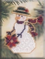 MHSC30- Poinsettia Snow Charmer