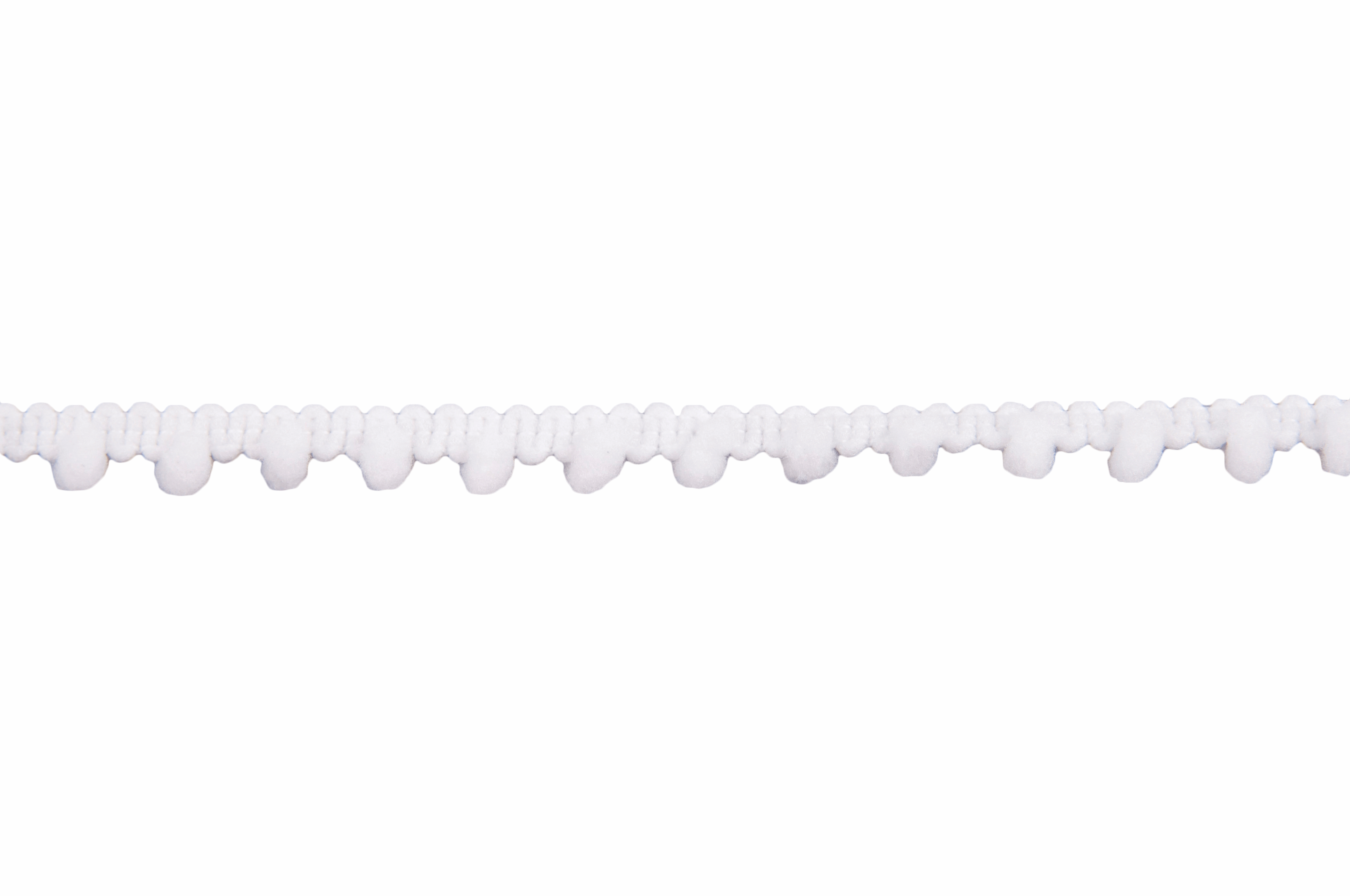 Pom Pom 27.4m x 7mm: White by Trim