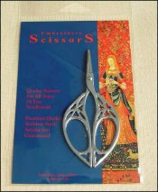 Silver Butterfly Embroidery Scissors By Yarn Tree