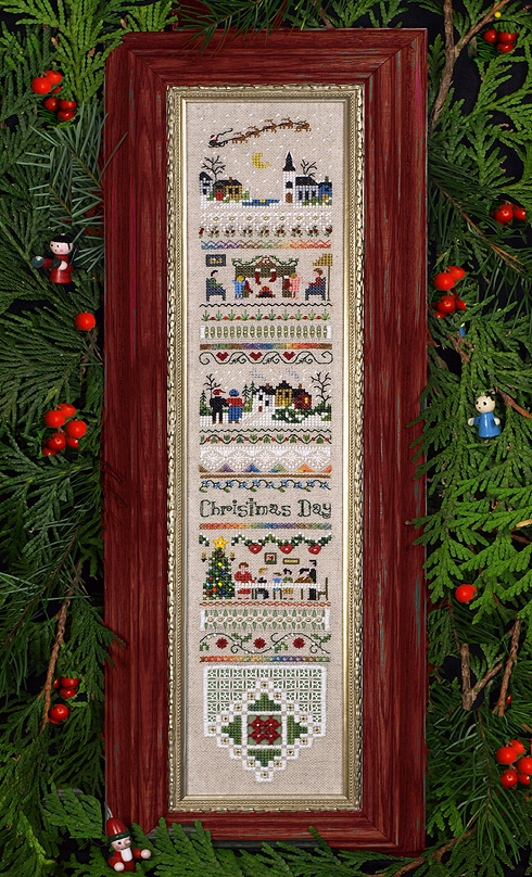 174 Christmas Day Sampler by Victoria Sampler  
