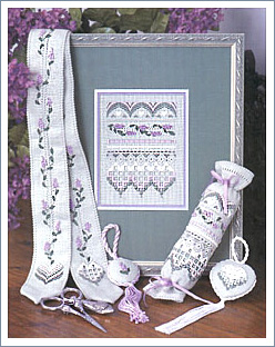 014 Lilac Chatelaine Sampler by Victoria Sampler  