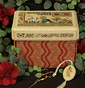 Beautiful Finishing 10 - Sturbridge Box - Stitcher's Box, Scissor Keep & Scissor Fob  by The Victoria Sampler