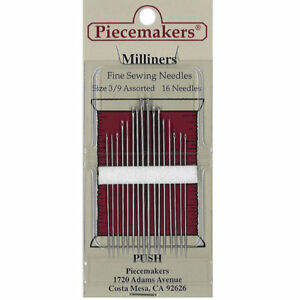 Size 3/9 Milliners  : 16 Pieces by Piecemakers  