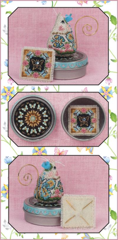 JN337 Madame Butterfly Mouse on a Tin   by Just Nan No longer avalible
