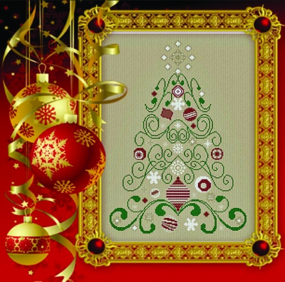 Christmas Tree 25 by Alessandra Adelaide Needlework 