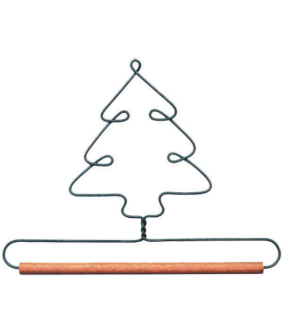 Wired Tree : Brass : 6" : Bellpulls Style by Ackfeld 