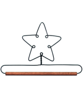 Wired Star Bellpull :  Grey : 5"  by Ackfeld