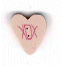 4434b Peach Sweetheart  : by Just Another Button Company