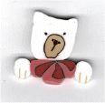 4448 Pink Bear Buddy  by Just Another Button Company