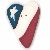 3426S Heart Flag   by Just Another Button Company