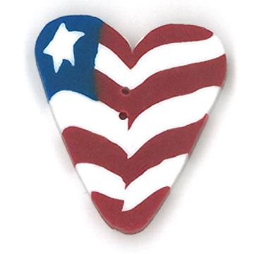 33O5XL Liberty Heart by Just Another Button Company