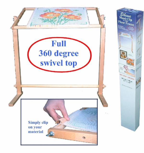 MAXI24 - Maxi Clip Floor Frame  61cm x 41cm  - 24cm x 16.5cm  -  Leg height: 78cm