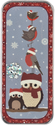 NST12 Winter Birds  : Needle Slide  by Just Nan   