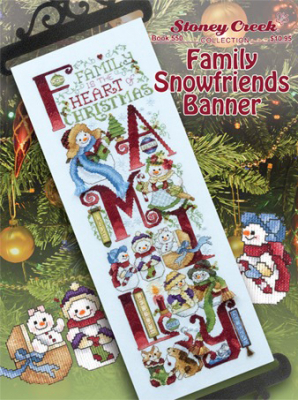 Family Snowfriends Banner  by  Stoney Creek