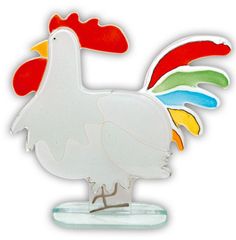 Cockerel : White : Small : 550 by Nobile'   