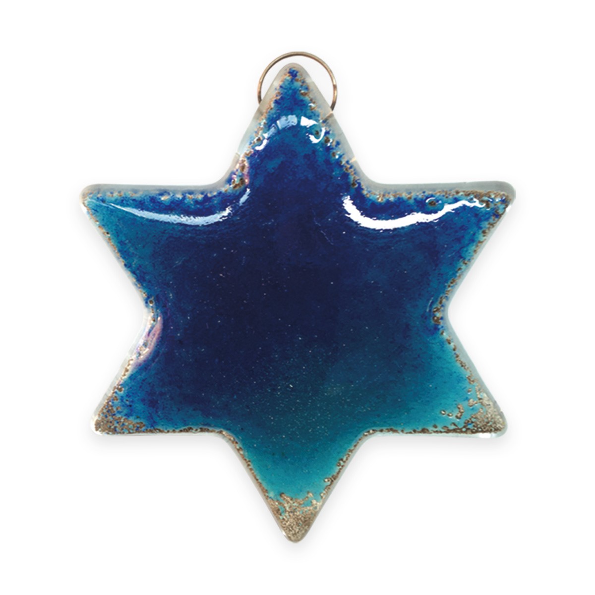 Star : Blue : Tree ornament  : 1640-17 by Nobile'      RRP £8.25