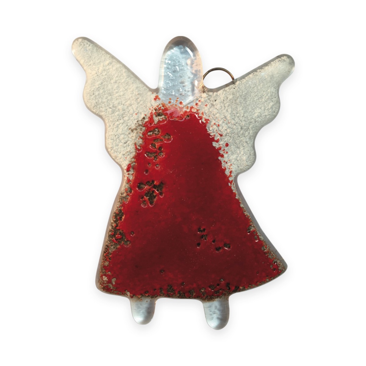 Angel : Red : Tree ornament  : 1645-17 by Nobile'   RRP £8.30