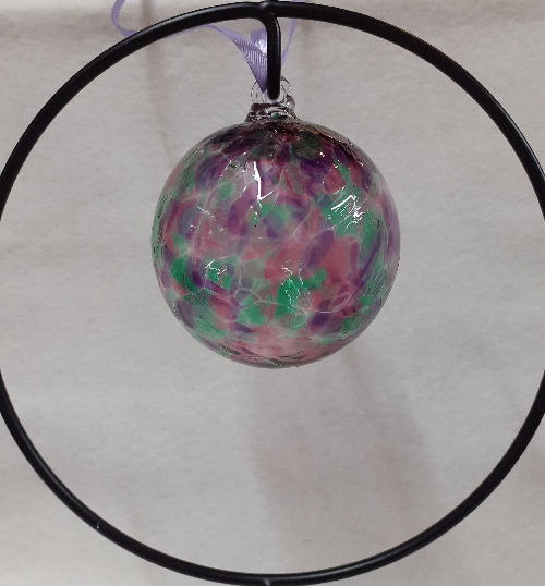 8cm : Friendship Ball : Purple & Green by Nobile' RRP £11.55