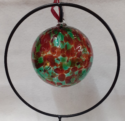 10cm : Friendship Ball : Red & Green  by Nobile'  RRP £12.99