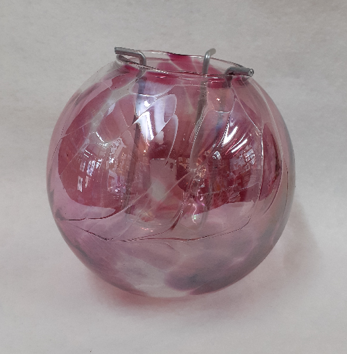 12cm : Table  Sphere Tealight  : Pink  by Nobile'  RRP £11.99